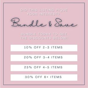 Why not Bundle aka pick 2 or more and save!